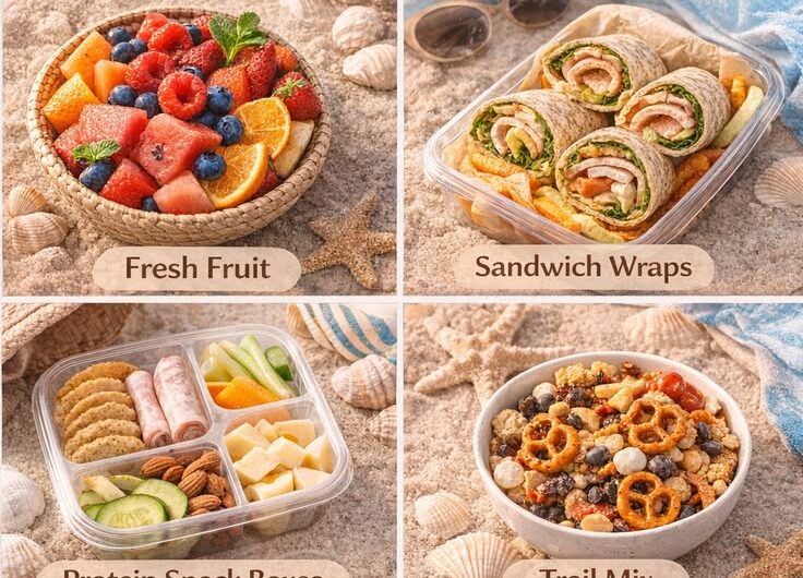 Beach Snacks Ideas – Easy Picnic Snack Box for Sunny Days