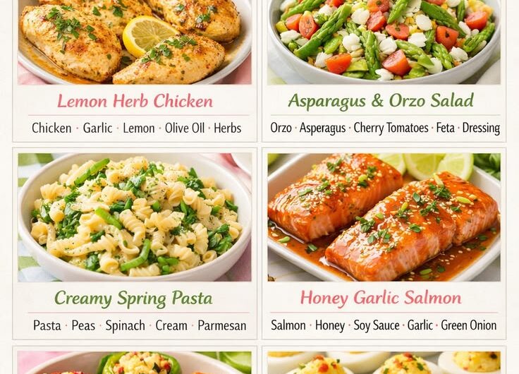 Spring Recipes That Feel Fresh and Light