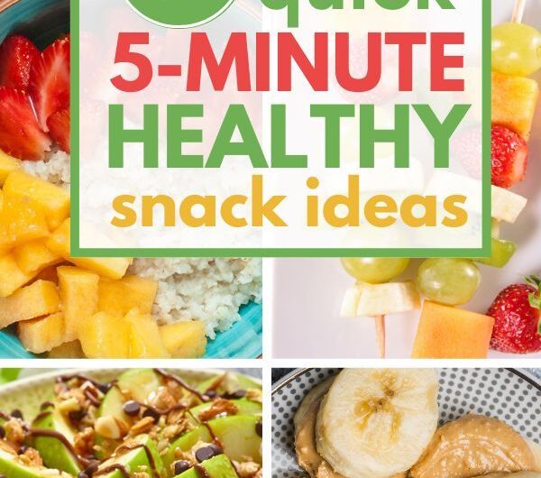 Quick Snacks You Can Make in 5 Minutes
